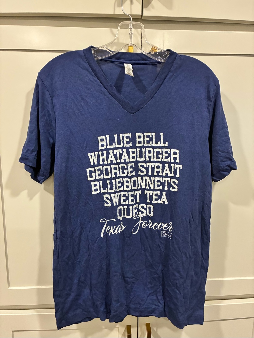 Texas Forever  T-Shirt Blue Blue Bell, Whataburger, George Strait, Queso